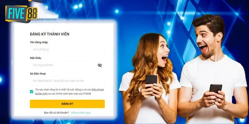 Một số điều kiện cơ bản để đăng ký Five88