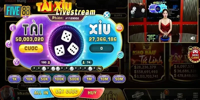 Kinh nghiệm chơi Tài Xỉu Live hiệu quả